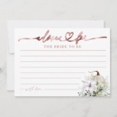 Fête des mariées de Citrouille de verdure Cartes d (Devant)