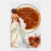 Fête des mariées de coucher de soleil rustique Ora (Recto)