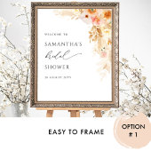 Fête des mariées de crème de pêche/ Affiche de bie