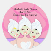 Fête des mariées de fête spa / Sticker favori anni (Devant)