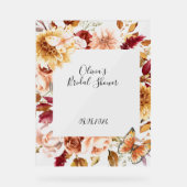 Fête des mariées DE FEUILLES DE CHUTE SIGNE ACRYLI (Recto)