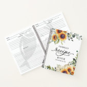 Fête des mariées de fleurs de soleil vertes Livre  (Intérieur)