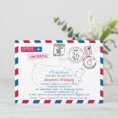 Fête des mariées de Floride | Carte USA Airmail (Debout devant)