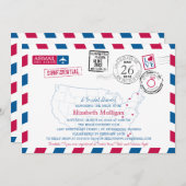 Fête des mariées de Floride | Carte USA Airmail (Devant / Derrière)