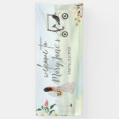 Fête des mariées de golf pour bannière Golfer (Vertical)