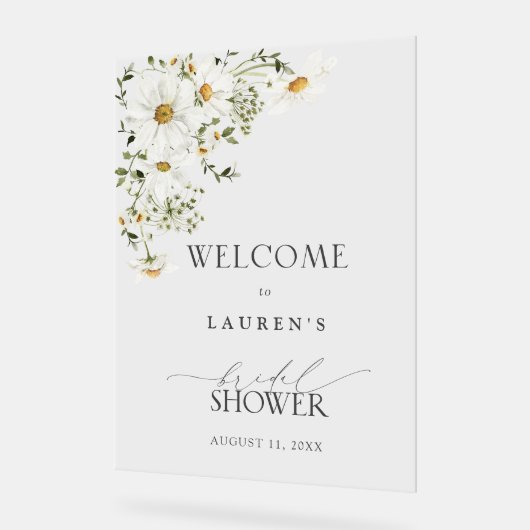 Fête des mariées de marguerite rustique (Angle)