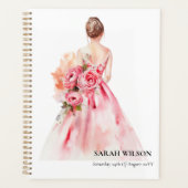 Fête des mariées de Mariage d'aquarelle minimale (Devant)