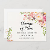 Fête des mariées de modification des plans Carte p (Devant / Derrière)