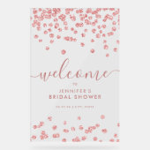 Fête des mariées de Parties scintillant rose Gold  (Recto)