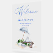 Fête des mariées de pique-nique côtière (Angle)