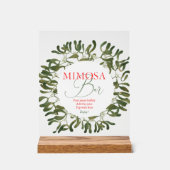 Fête des mariées de script de trame Mimosa (Recto)