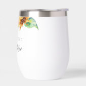 Fête des mariées de tournesol à l'aquarelle floral (Gauche)