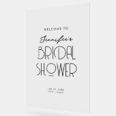 Fête des mariées de typographie moderne Bienvenue  (Angle)