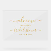 Fête des mariées de typographie moderne Welcome Go (Recto)