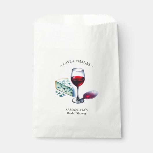 Fête des mariées de vin rouge Favoriser les sacs (Devant)