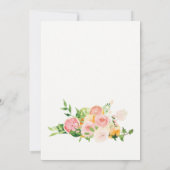 Fête des mariées d'été Citrus Brunch Invitation (Dos)