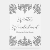 Fête des mariées d'hiver Silver Snowflake (Recto)