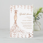 Fête des mariées d'or Foil Invitation (Debout devant)