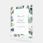 Fête des mariées Eucalyptus Green Feuille Cool Mar (Angle)