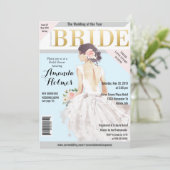 Fête des mariées Fashion Magazine Invitation (Debout devant)