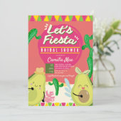 Fête des mariées Fiesta Invitation (Debout devant)