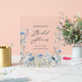 Fête des mariées Fleur sauvage bleu Dusty (Mariage)