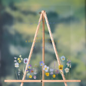 Fête des mariées Fleur sauvage bleue et jaune Bien (Neutre)