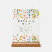 Fête des mariées fleur sauvage Mimosa (Recto)