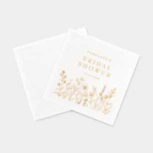 Fête des mariées Fleur sauvage minimaliste simple