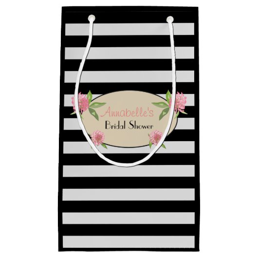 Fête des mariées Floral Cadeau Favoriser Sacs (Devant)