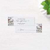 Fête des mariées Florale fleur sauvage Date Carte  (Bureau)