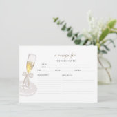 Fête des mariées Florale Procuco Recettes Cartes (Debout devant)