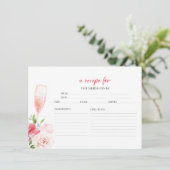 Fête des mariées Florale Procuco Recettes Cartes (Debout devant)