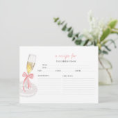 Fête des mariées Florale Procuco Recettes Cartes (Debout devant)