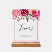 Fête des mariées florale rose romantique privilégi (Recto)