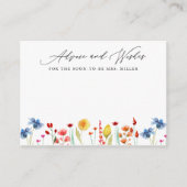 Fête des mariées frontalière fleur sauvage Carte d (Devant)