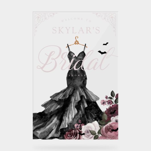 Fête des mariées gothique Mariage noir (Recto)