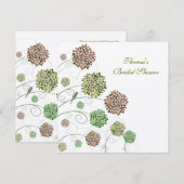 Fête des mariées Green Gables Invitation personnal (Devant / Derrière)