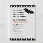 Fête des mariées Halloween Octobre Invitation (Devant)