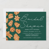 FÊTE DES MARIÉES | Invitation de cookies de pain d (Devant)