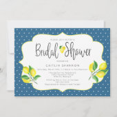 Fête des mariées italienne Citrus Lemon Invitation (Devant)