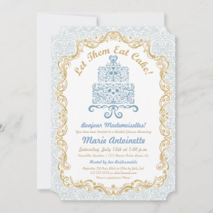 Fête des mariées Laissez-Les Manger Invitation Gât