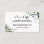 Fête des mariées Lingerie Raffle Carte de boîtier (Devant)