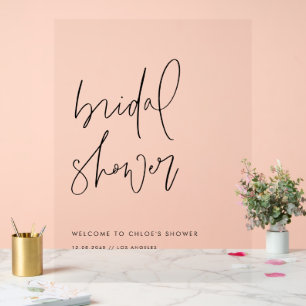 Fête des mariées manuscrite minimaliste noire