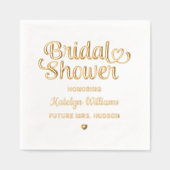 Fête des mariées Mariage de script personnalisée (Recto)