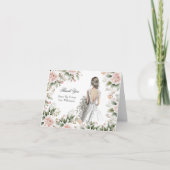 Fête des mariées Mariage robe Merci Cartes (Devant)