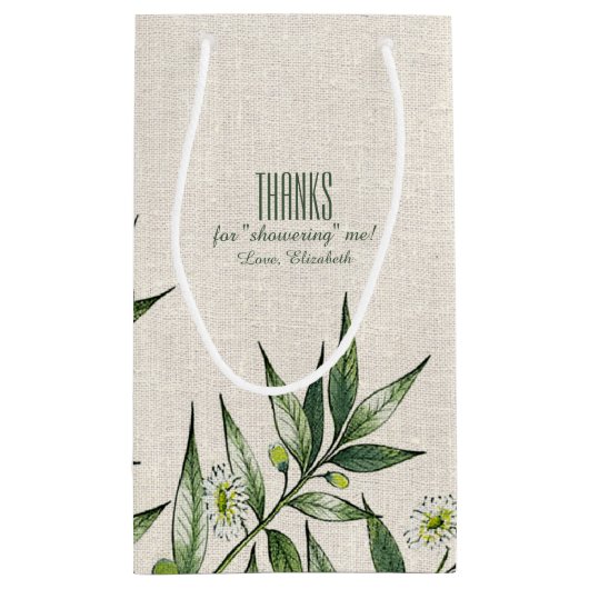 Fête des mariées Merci Hostess Petits sacs cadeaux (Dos)