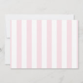 Fête des mariées Merci rose et or Floral (Dos)