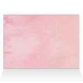 Fête des mariées Merci rose Fleurs et coeur (Intérieur Horizontal (Haut))