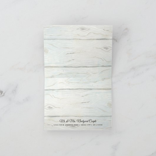 Fête des mariées Merci Rustique en Hydrangea (Intérieur)